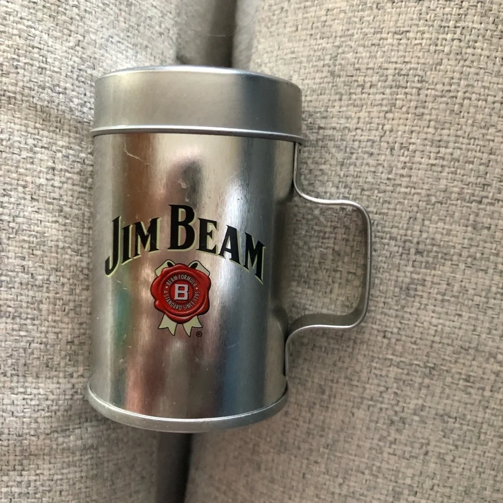 Jim Beam 4 piece BBQ set Tongs 2 shakers brush Father’s Day